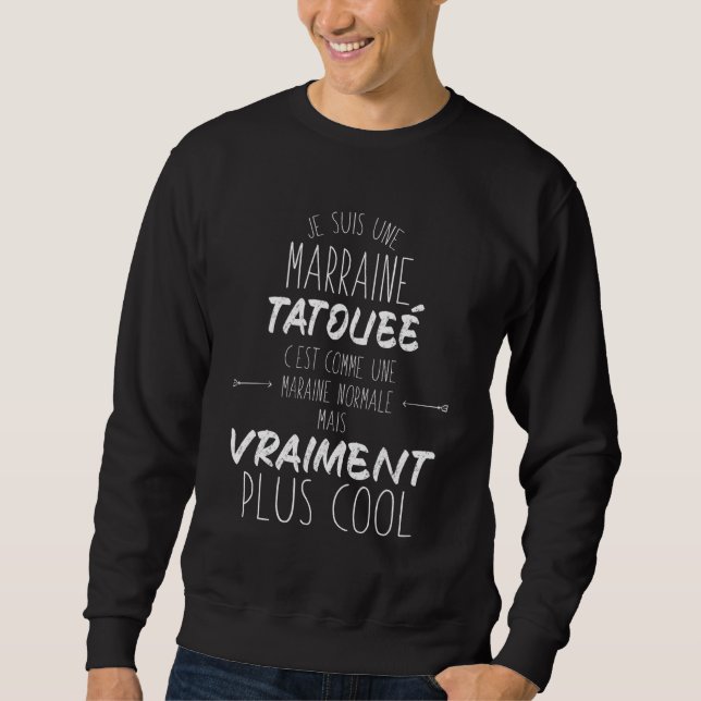 Sudadera Ropa de tatuaje de la abuela realmente más Guay (Anverso)