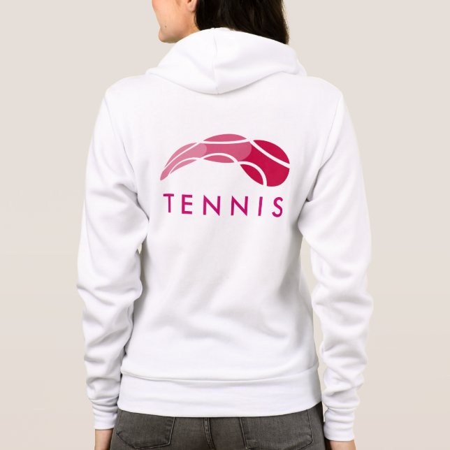 Sudadera Ropa de tenis femenina | Carne deportiva con logot (Reverso)