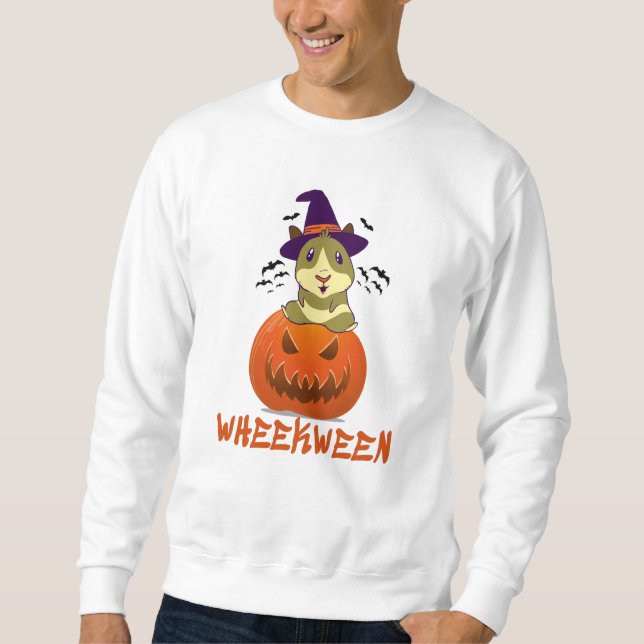 Sudadera Ropa de vestuario de halloween de cerdo de Guinea  (Anverso)
