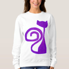 Sudadera Ropa del gato de la Rizado-Cola