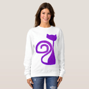 Sudadera Ropa del gato de la Rizado-Cola