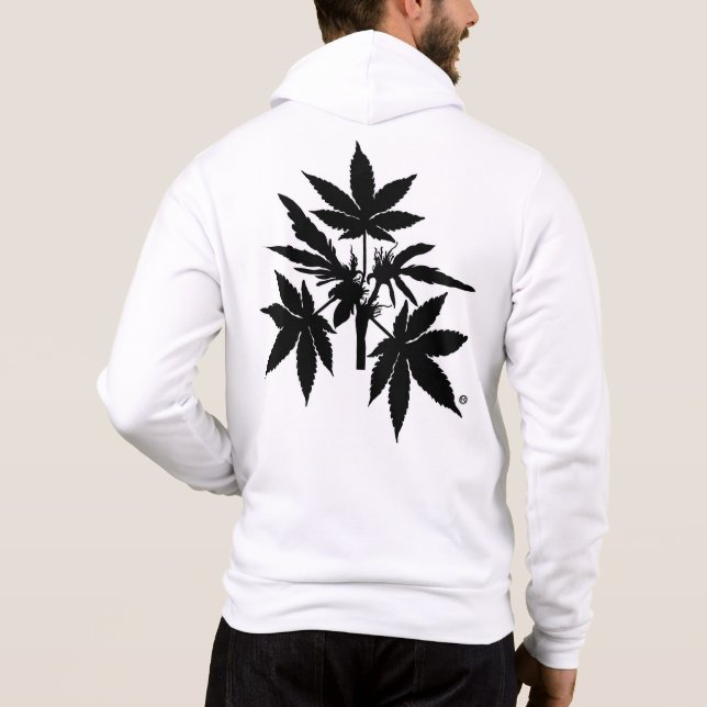 Sudadera Ropa del Negro-Dibujo de Bubs del árbol de la mala (Reverso)
