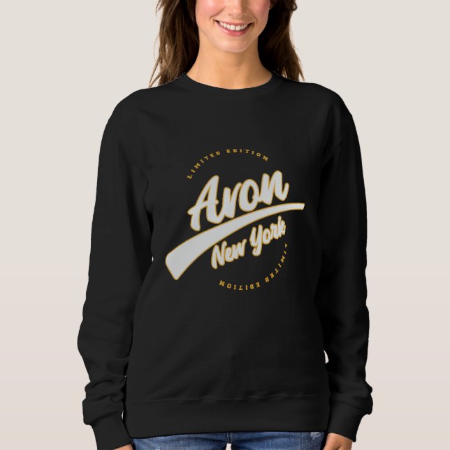Sudadera Ropa deportiva retro Avon NY (Anverso)