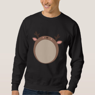 Sudadera Ropa esférica de animales divertidos de ciervos re