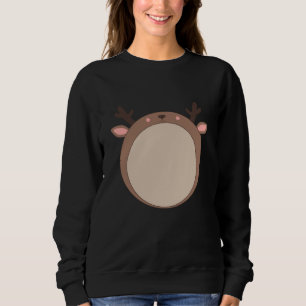 Sudadera Ropa esférica de animales divertidos de ciervos re