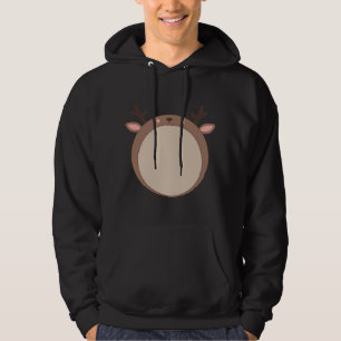 Sudadera Ropa esférica de animales divertidos de ciervos re