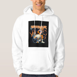 Sudadera Ropa gráfica de personajes urbanos de moda retro