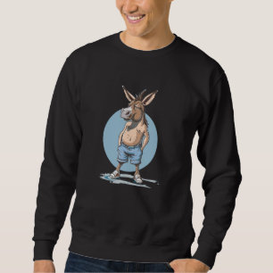 Sudadera Ropa gruesa de burro en tintes cortos para burros 