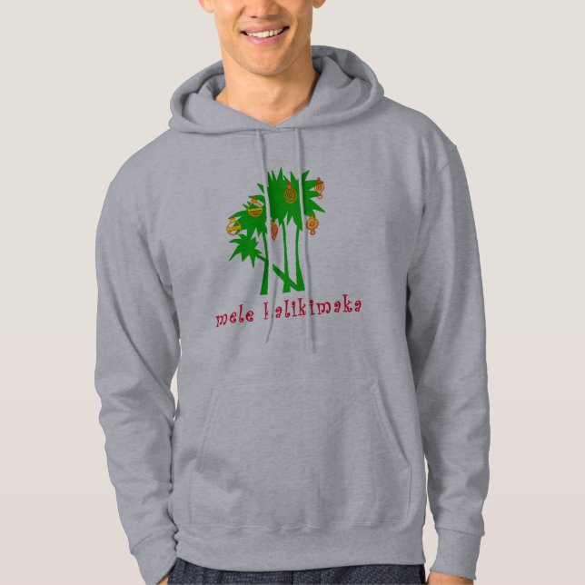 Sudadera Ropa hawaiana del navidad de Mele Kalikimaka (Anverso)