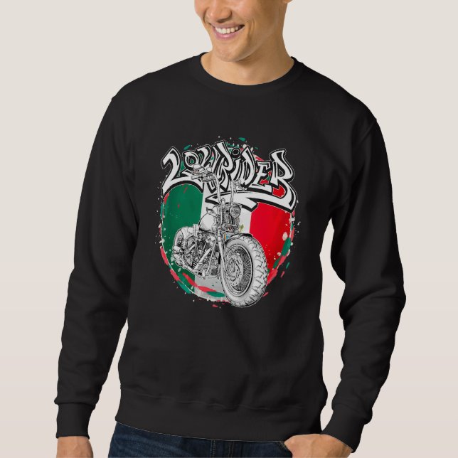 Sudadera Ropa Low Rider Bobber Chicano Cholo Vicla Lowri (Anverso)