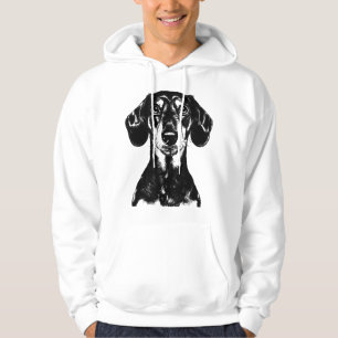 Sudadera Ropa minimalista con retrato de Dachshund