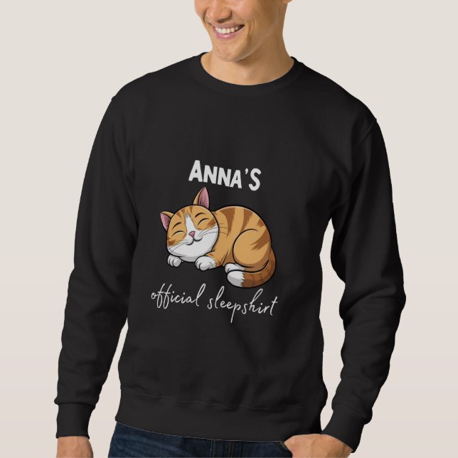 Sudadera Ropa Oficial De Gato De La ANNA De Pajamas (Anverso)
