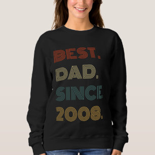Sudadera Ropa para él desde 2008 Mejores Padres Hombre Retr