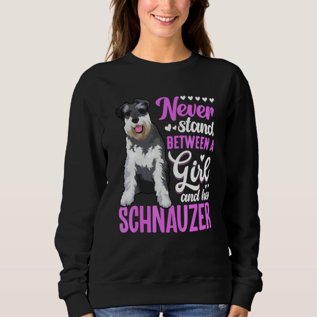 Sudadera Ropa para perros Schnauzer Dueño de Schnauzer (Anverso)
