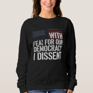 Sudadera Ropa Política de Disidencia Democracia Bandera Ame