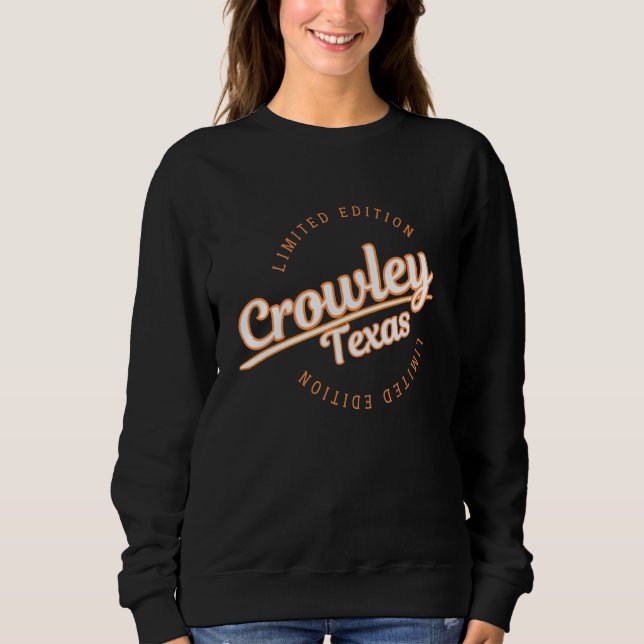 Sudadera Ropa Retro Athletic Crowley TX (Anverso)