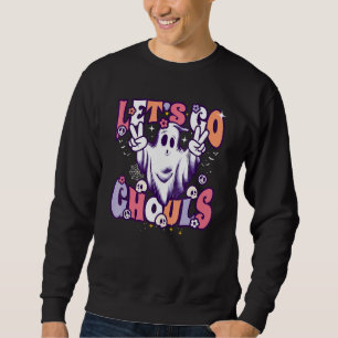 Sudadera Ropa Retro Groovy Vamos Fantasmas Halloween Fantas