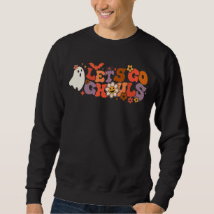 Sudadera Ropa Retro Groovy Vamos Fantasmas Halloween Fantas