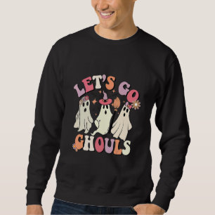 Sudadera Ropa Retro Groovy Vamos Fantasmas Halloween Fantas