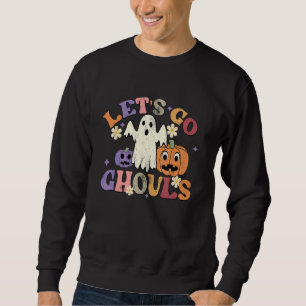 Sudadera Ropa Retro Groovy Vamos Fantasmas Halloween Fantas