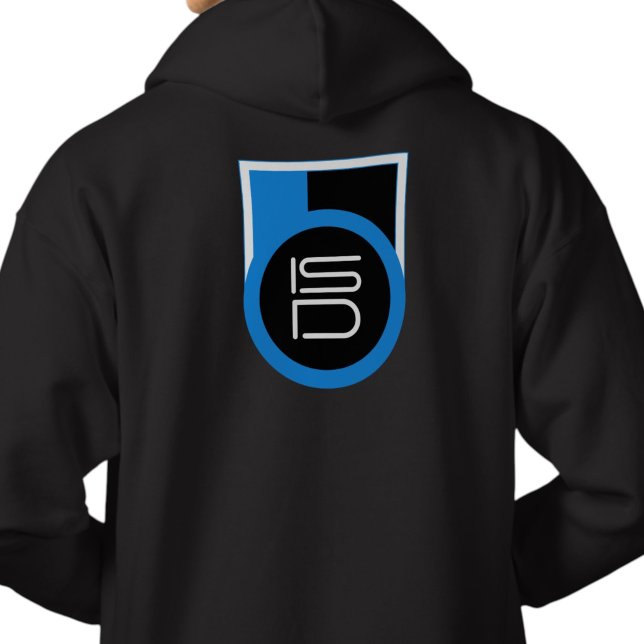 Sudadera Ropa urbana con estampado trasero negro azul y bla (Subido por el creador)