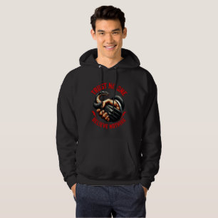 Sudadera Ropa urbana escéptica "No creas nada" con estilo c