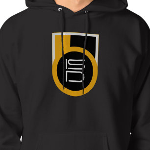 Sudadera Ropa urbana retro negra y dorada para hombres de I
