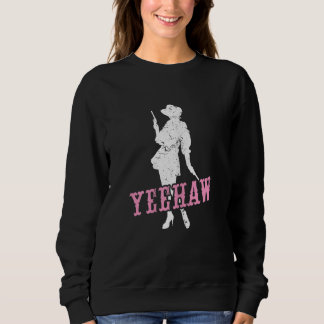 Sudadera Ropa vaquera de música country Yeehaw para mujeres