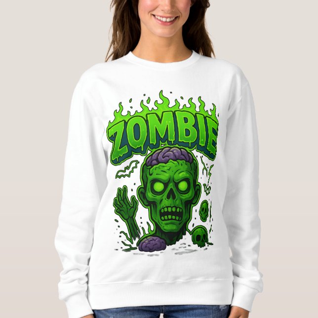 Sudadera Ropa Zombie de Halloween | Spooky Unisex (Anverso)