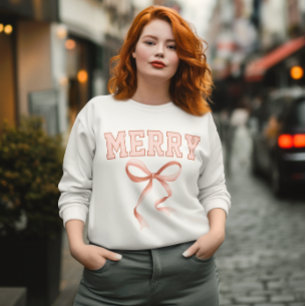 Sudadera rosa alegre, Sudadera Feliz Navidad