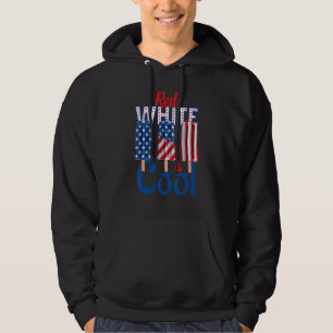 Sudadera Rosa Blanco Rojo y Guay Patriótico Popsice Bandera