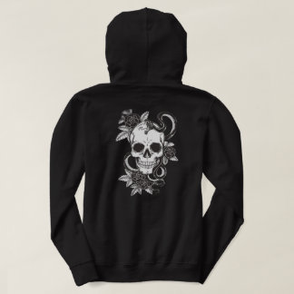 Sudadera Rosa de Cráneo y Serpiente
