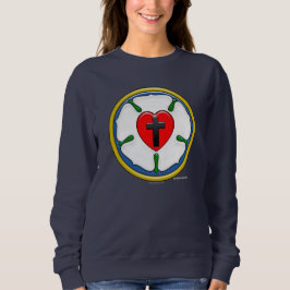 Sudadera Rosa de Lutero con relieve