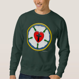 Sudadera Rosa de Lutero con relieve