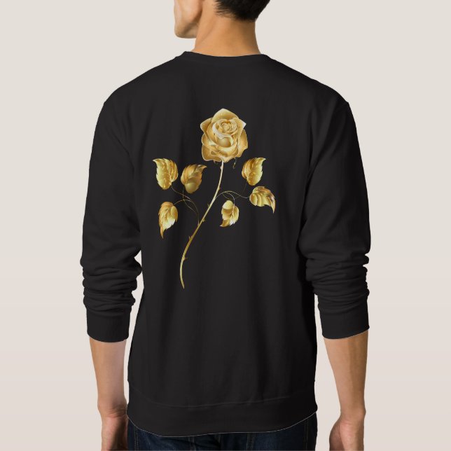 Sudadera Rosa de oro (rosa de oro) (Reverso)