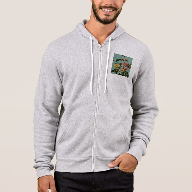 Sudadera Rosa de té de época y Rosas de Rubor (Anverso)