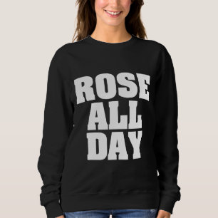 Sudadera Rosa de Wino Alcohólico Pun para beber vino