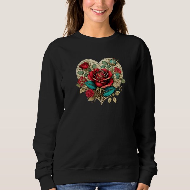Sudadera Rosa del Renacimiento de San Valentín (Anverso)