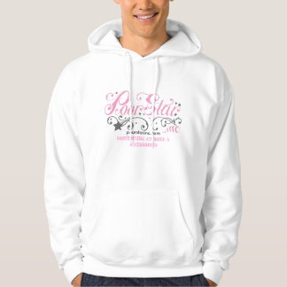 Sudadera Rosa duro/gris del picosegundo Licker Hooodie