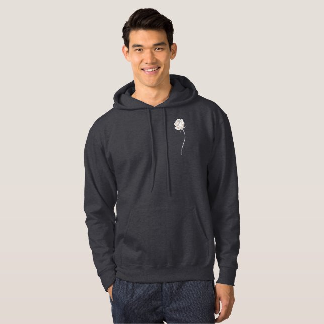 Sudadera Rosa en Flor - Regalo de Cumpleaños (Anverso completo)