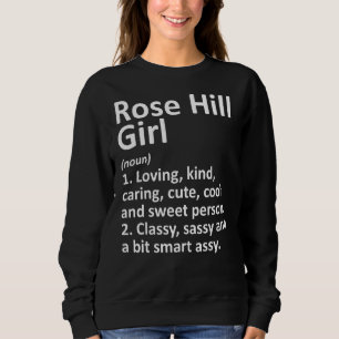 Sudadera Rosa Hill Chica Ks Kansas Funny City Home Roots