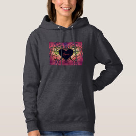 Sudadera Rosa Love Design Romance Hoodie