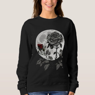 Sudadera Rosa Lunar Goth Gótico Bruja Brujería 1