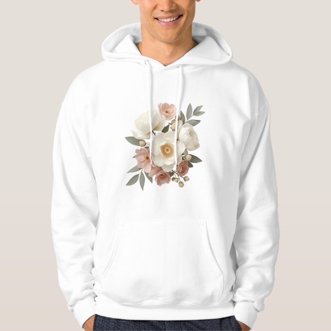 Sudadera Rosa minimalista moderna y elegante (Anverso)