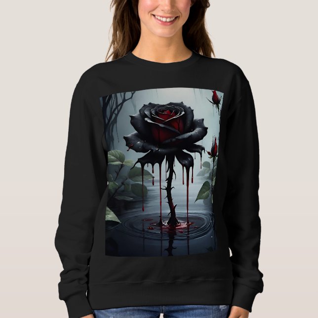 Sudadera Rosa negro de Eerie (Anverso)