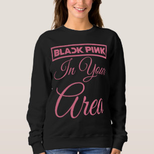 Sudadera Rosa Negro En Tu Área K Pop Kpop Korea Pop