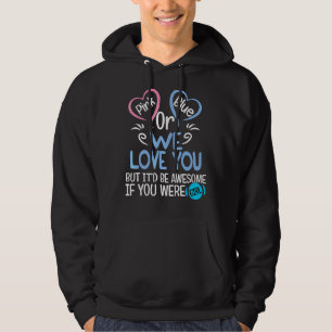 Sudadera Rosa O Azul Le Amamos Invitación De Embarazo G