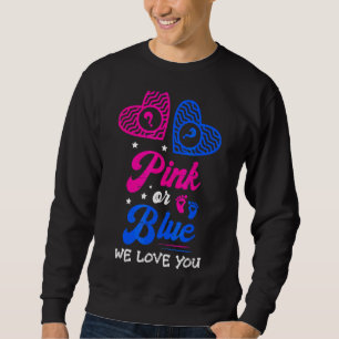 Sudadera Rosa O Azul Te Amamos Ducha Embarazada