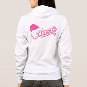 Sudadera Rosa Santa Hat Fiancée Sweat Shirt white