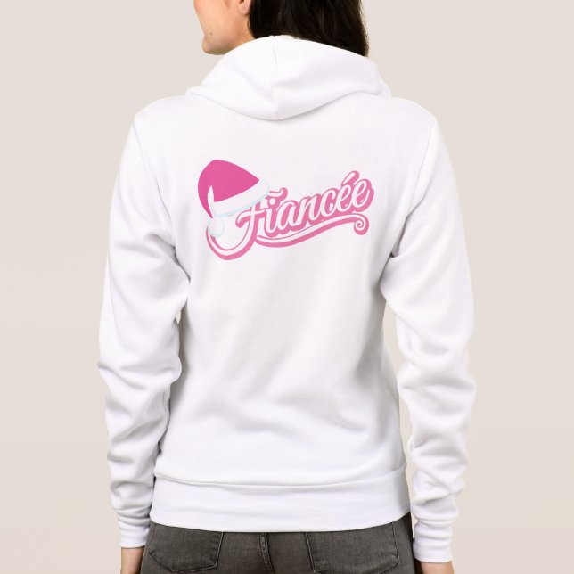 Sudadera Rosa Santa Hat Fiancée Sweat Shirt white (Reverso)